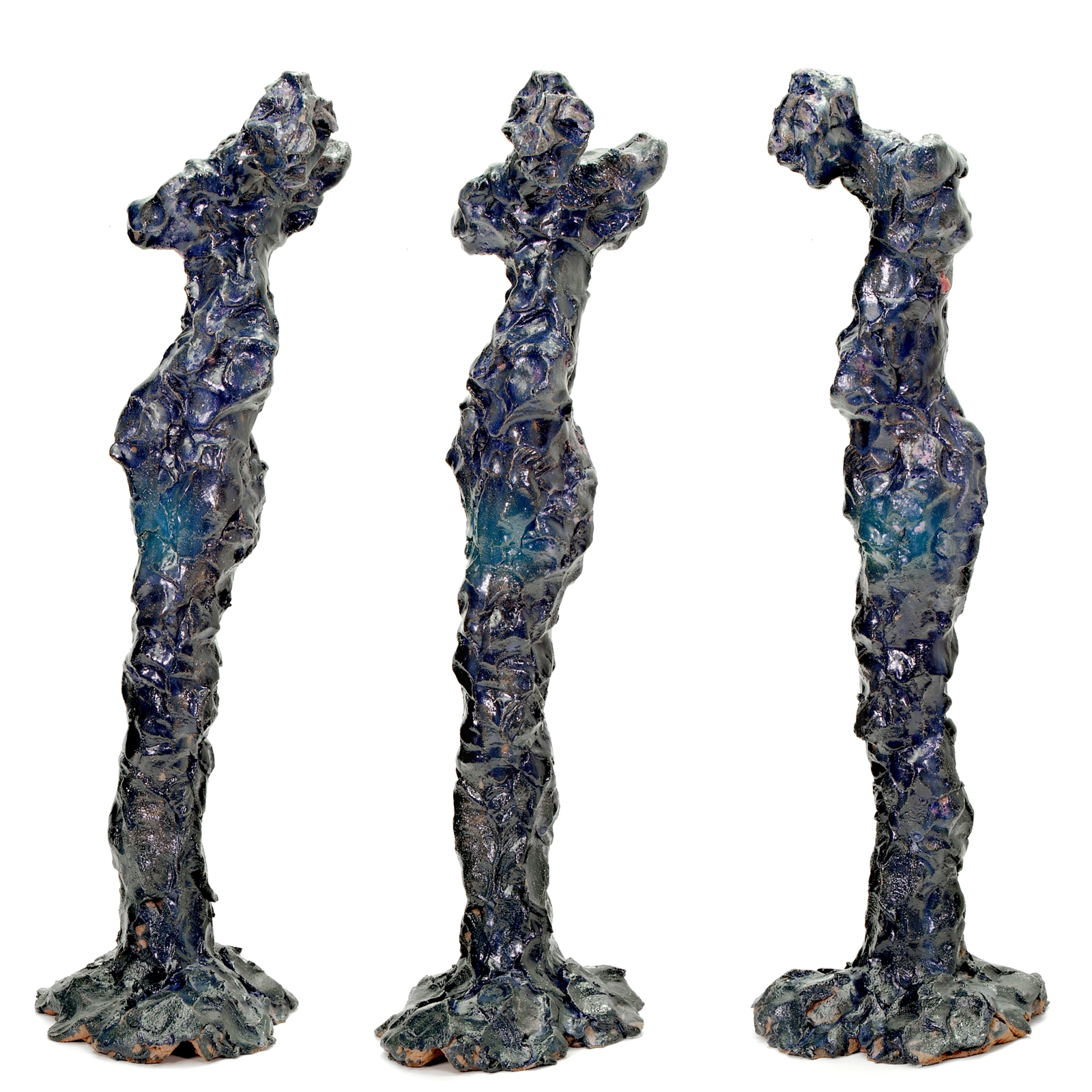 Blaue Frau Sculpture, Ceramics